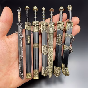 Miniature Metal Swords (per item)